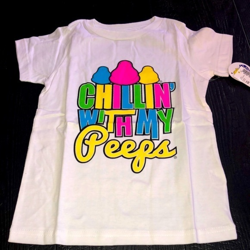 The children’s Place‎ Easter Chics PEEPS Girls XS Tee Shirt NWT